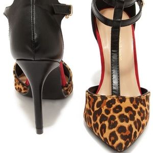 Wild diva lounge beast 32 leopard suede.NWOT💕